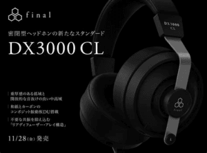 FINAL DX3000CL hoofdtelefoon
